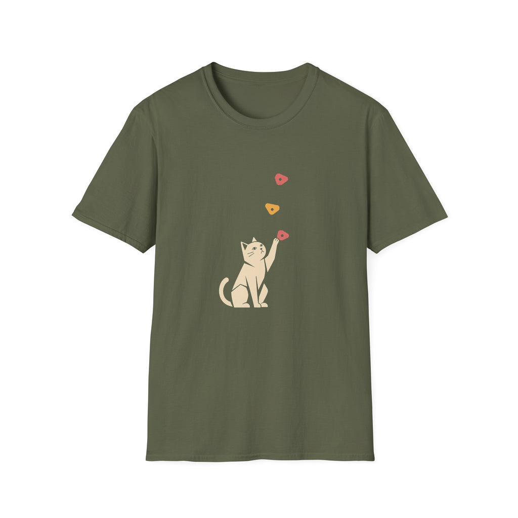 Geometric Cat T-Shirt