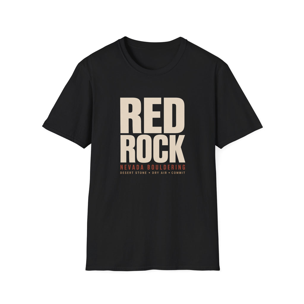 Red Rock Nevada Bouldering Type Only V2 T-Shirt