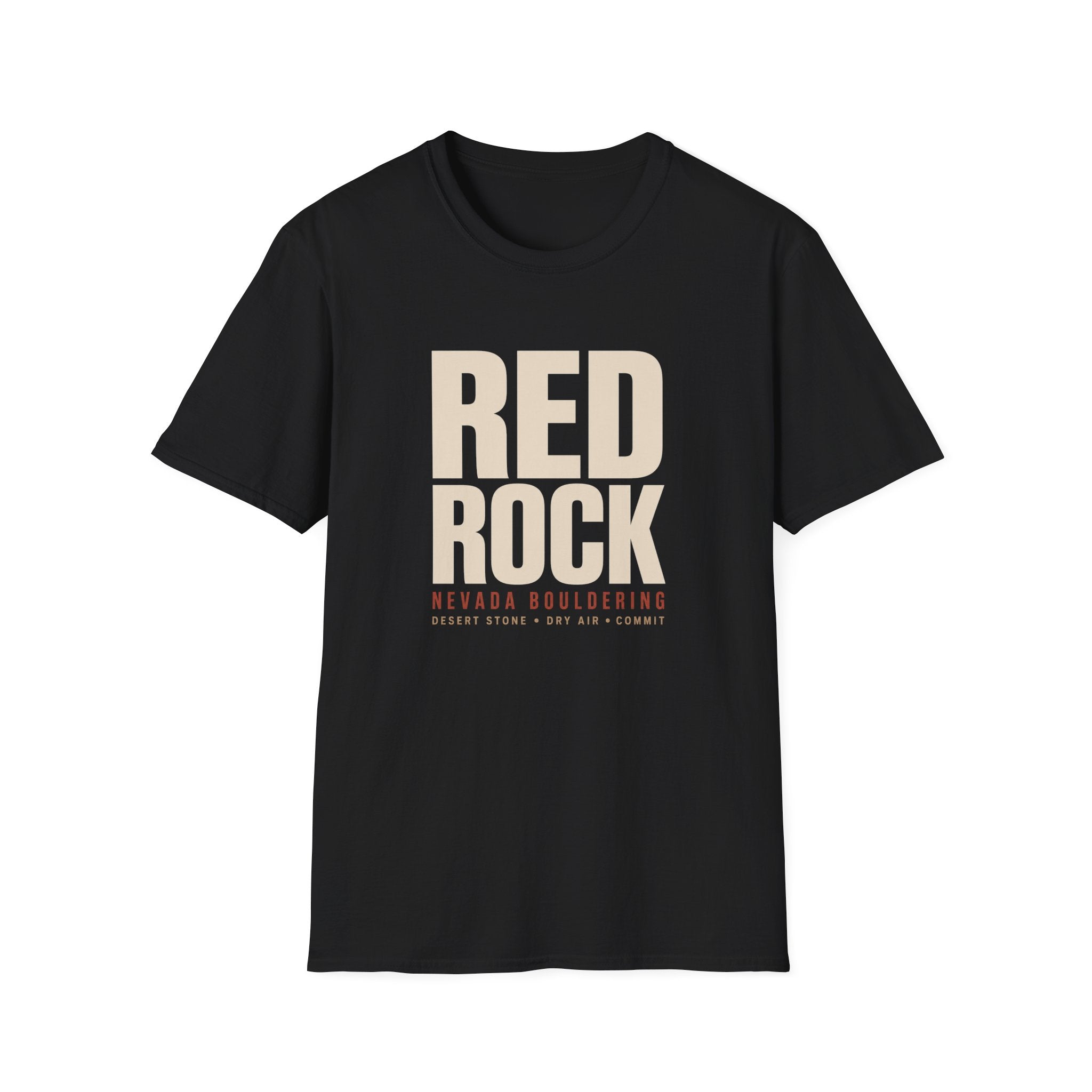 Red Rock Nevada Bouldering Type Only V2 T-Shirt