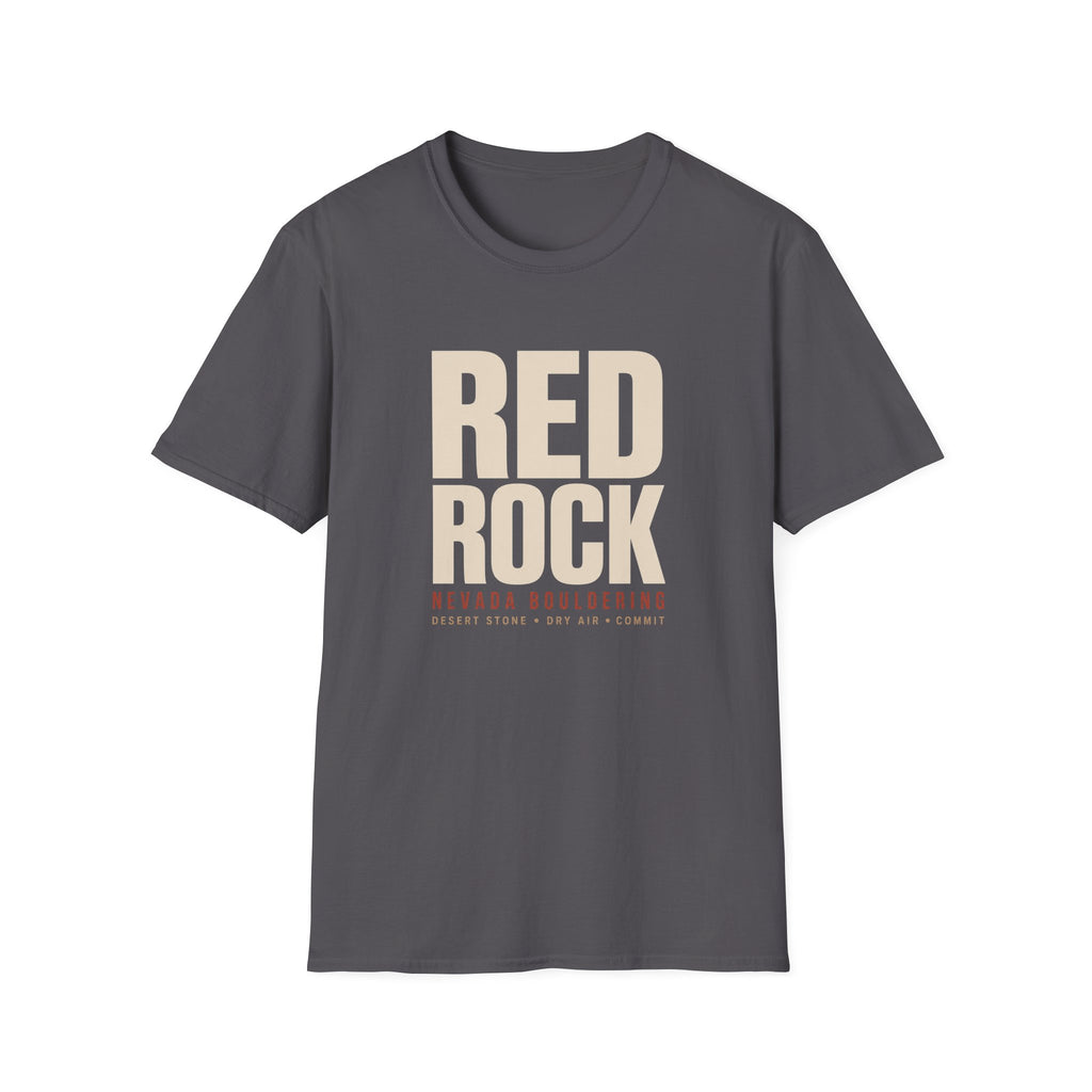 Red Rock Nevada Bouldering Type Only V2 T-Shirt