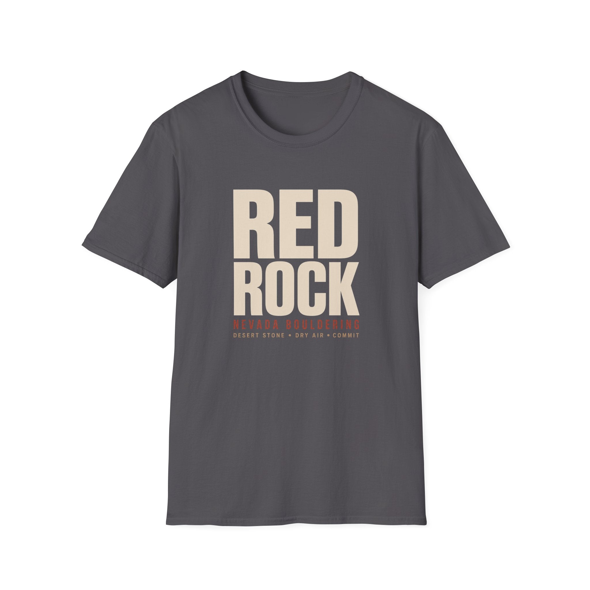 Red Rock Nevada Bouldering Type Only V2 T-Shirt