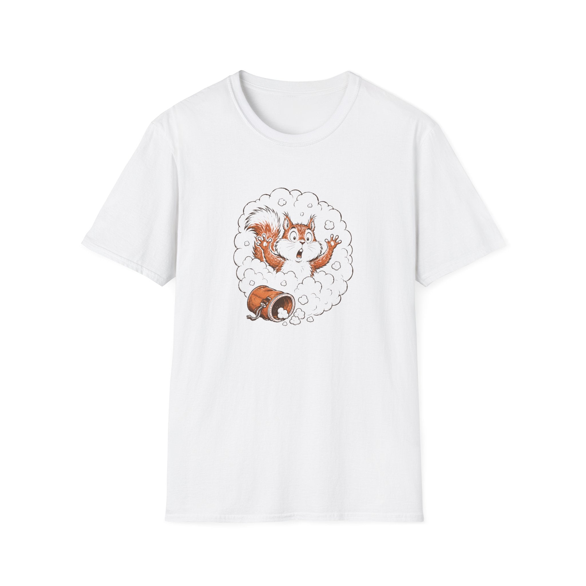 Chalk Cloud Squirrel T-Shirt