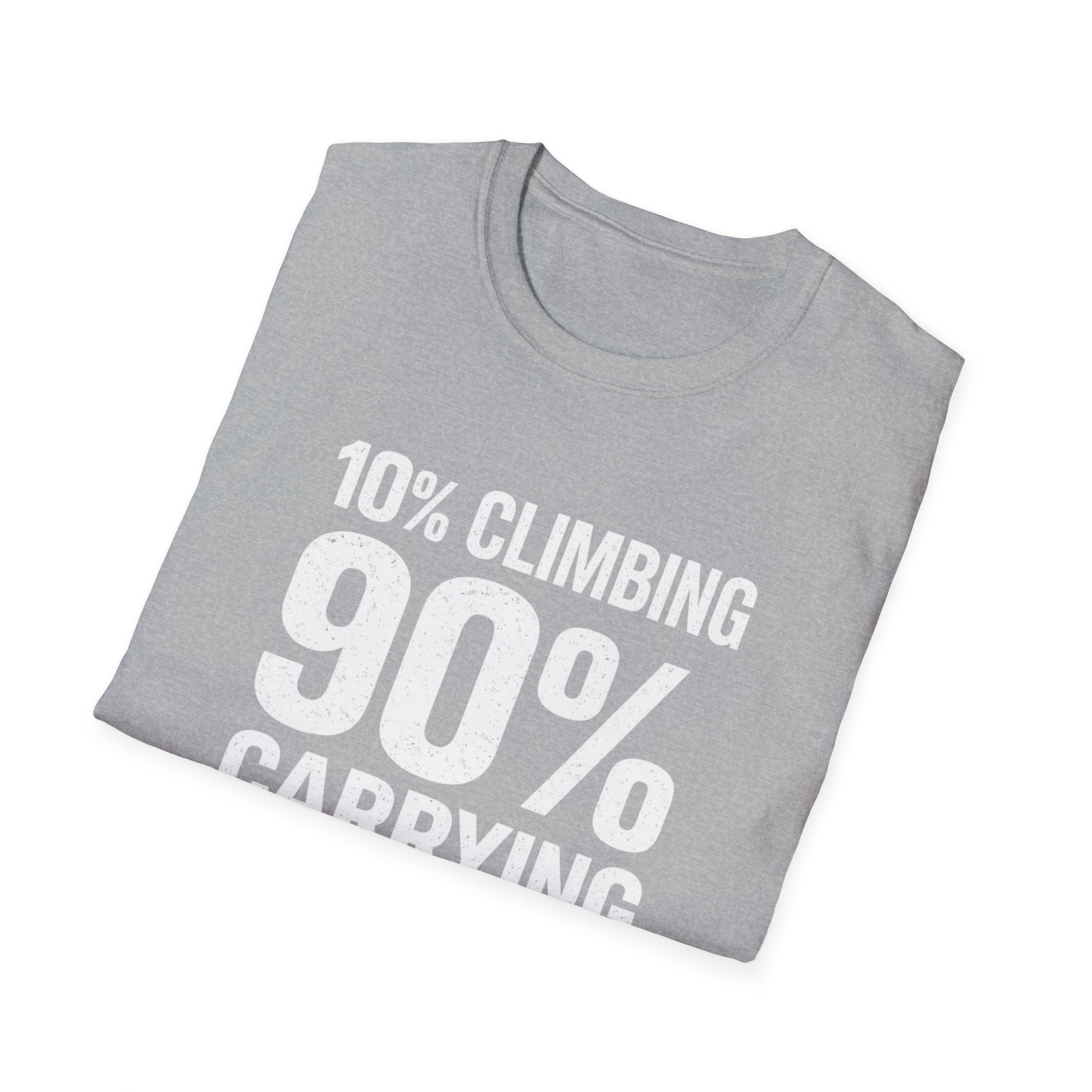 10% Climbing 90% Carrying Pads T-Shirt V2