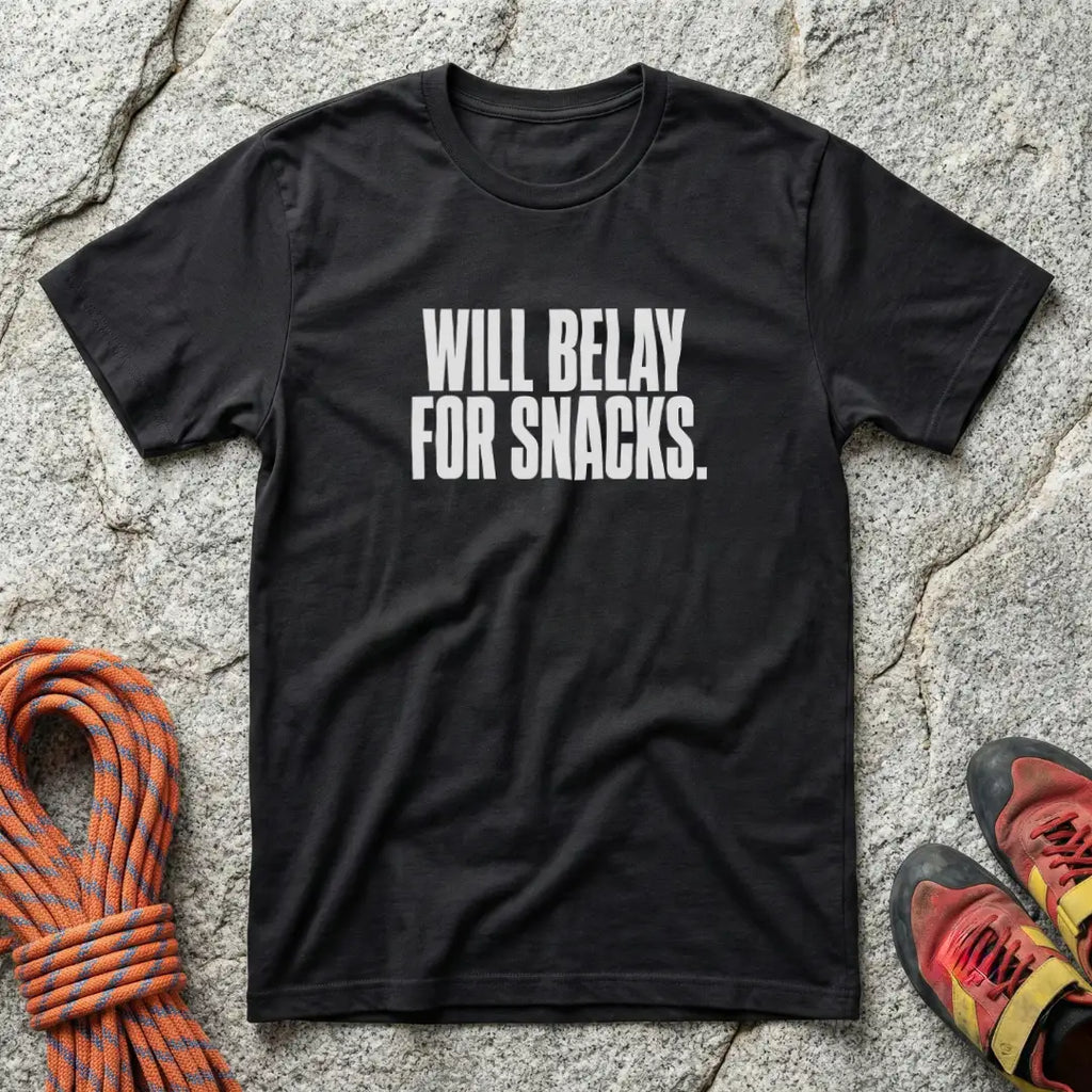 Belay For Snacks T-Shirt