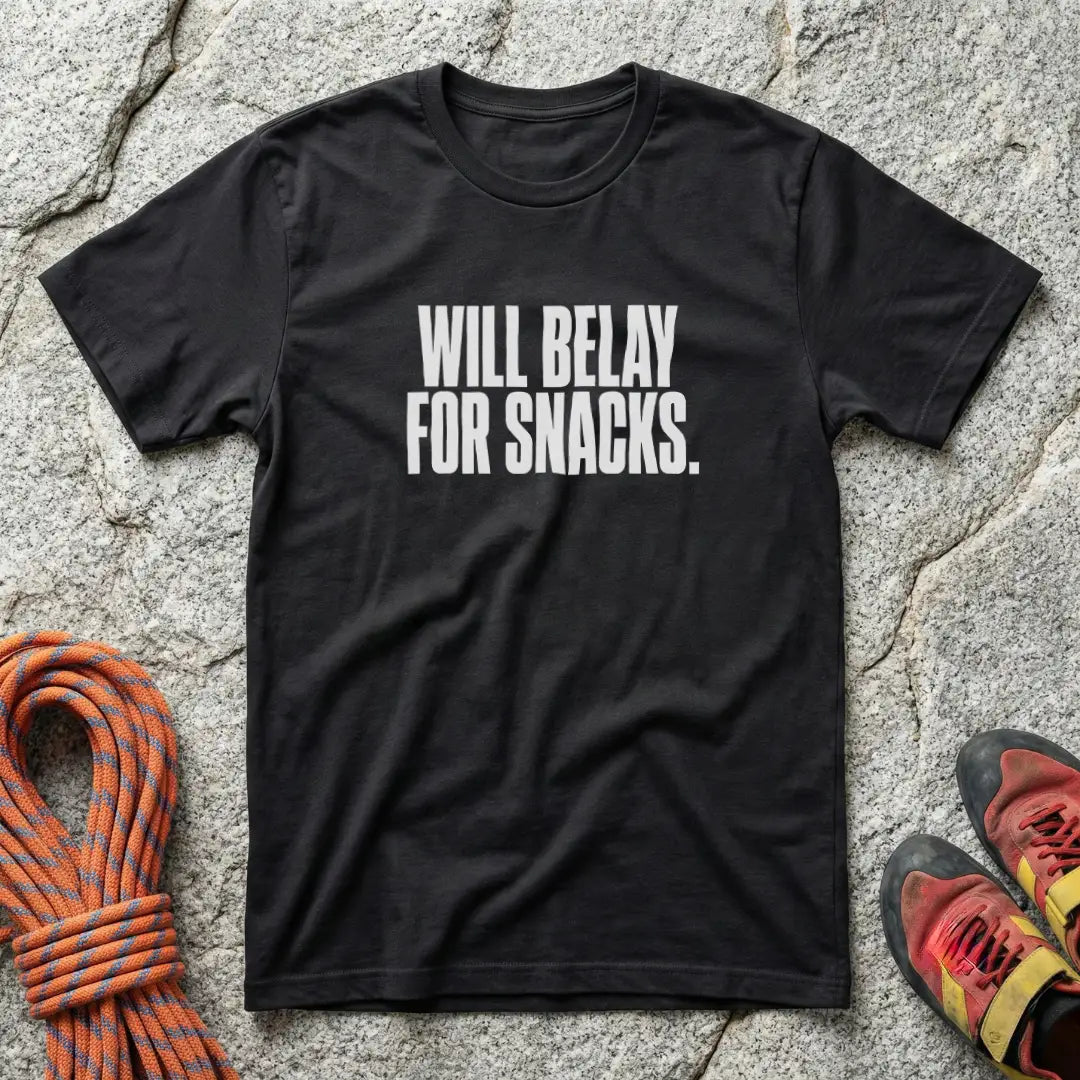 Belay For Snacks T-Shirt