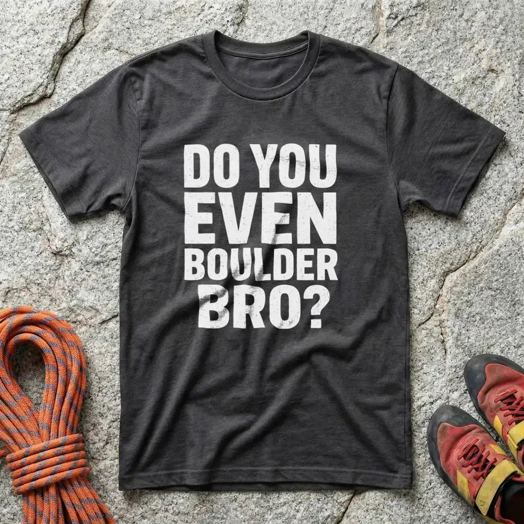 Do You Even Boulder Bro? T-Shirt Stack