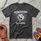 Easily Distracted By Rocks Opossum T-Shirt