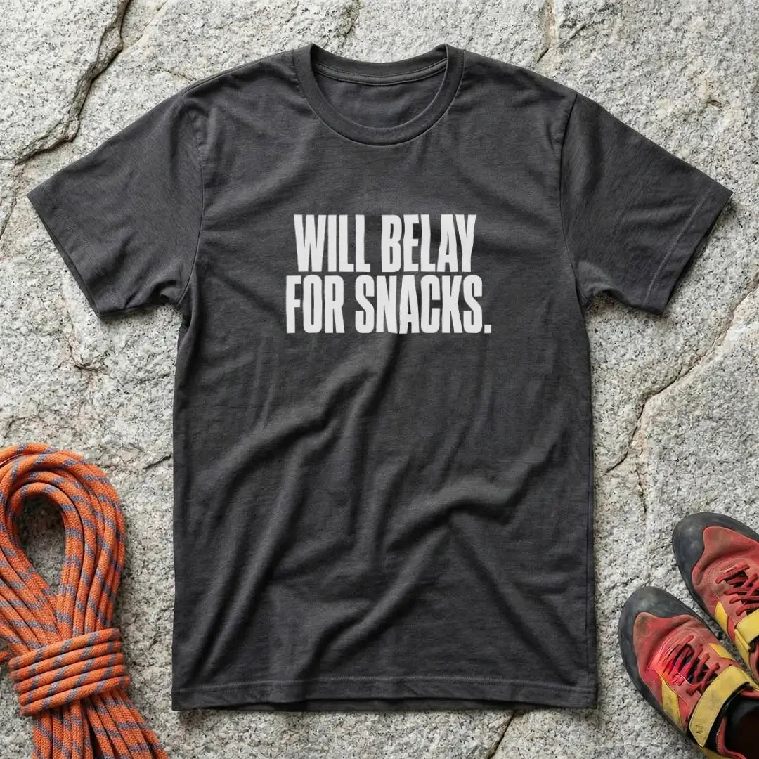 Belay For Snacks T-Shirt