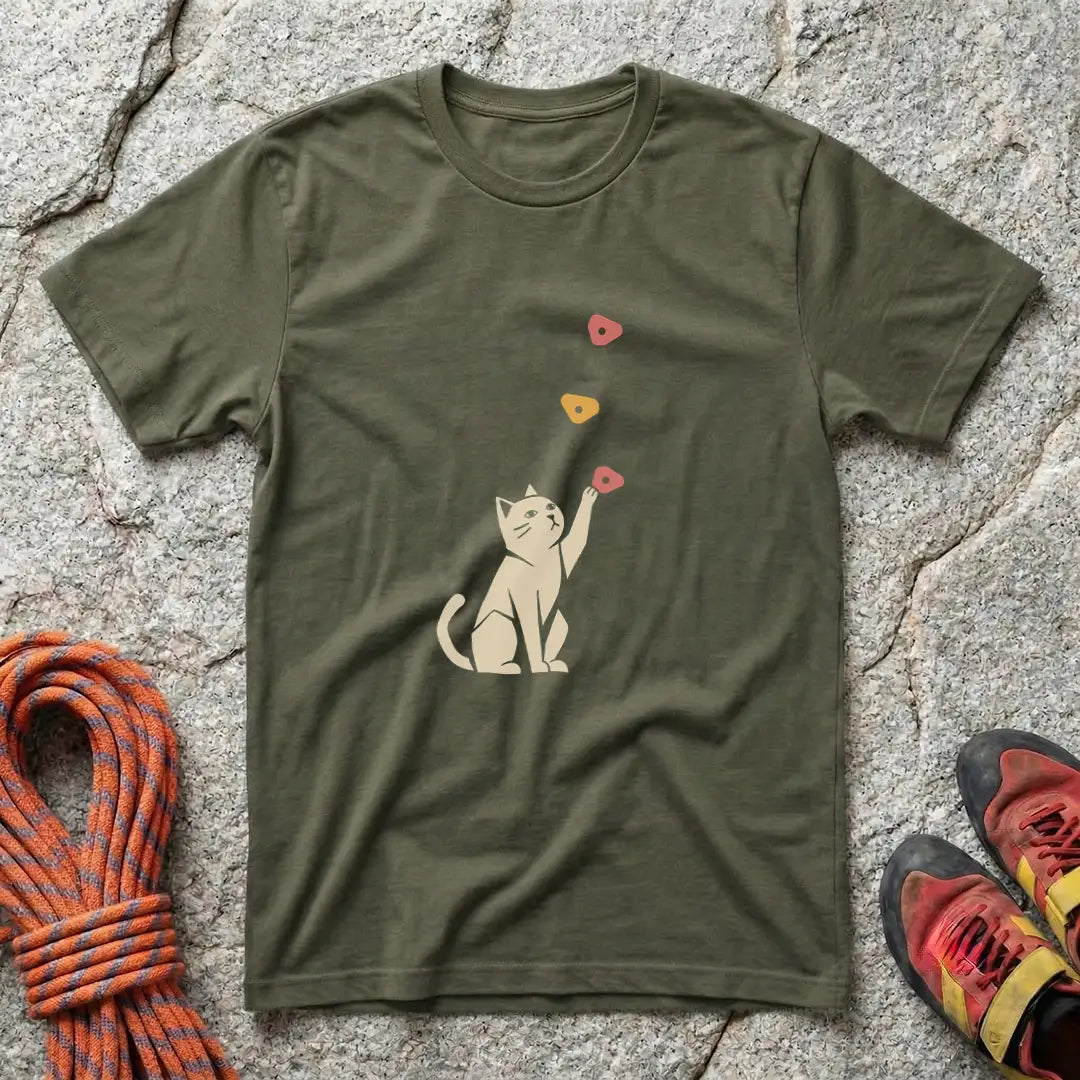 Geometric Cat T-Shirt