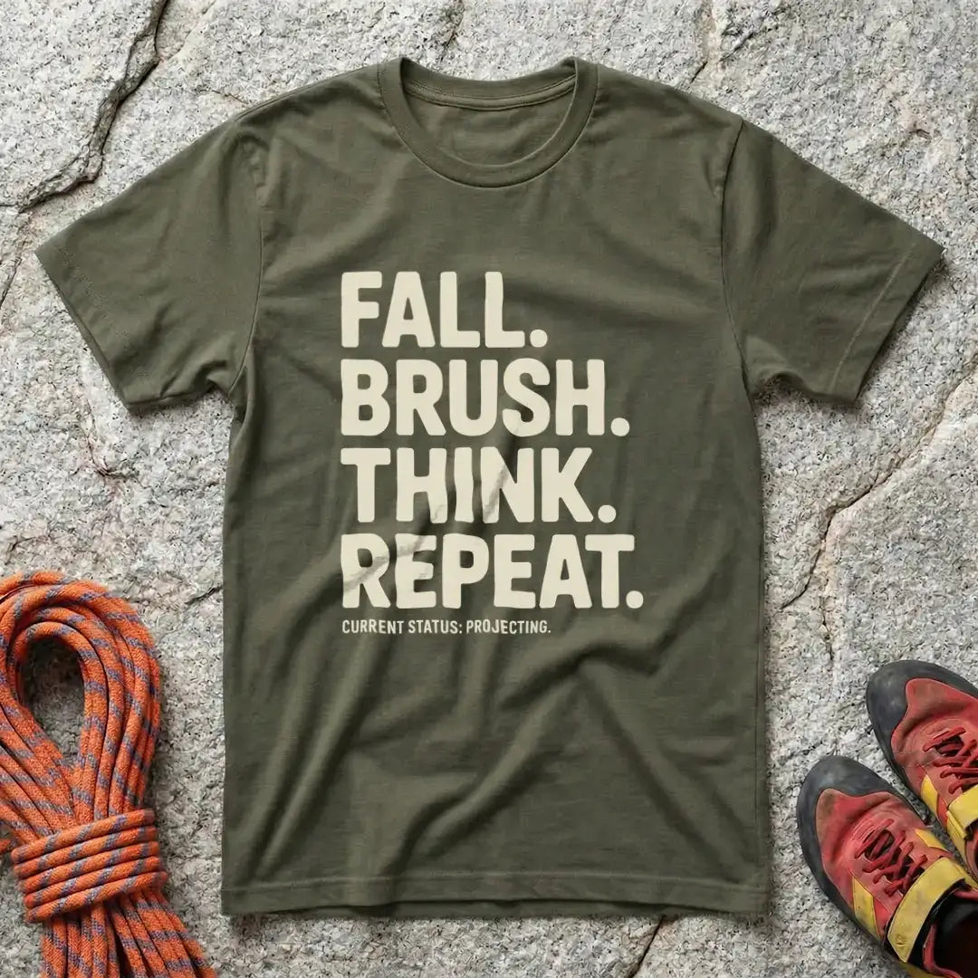Fall. Brush. Think. Repeat. T-Shirt