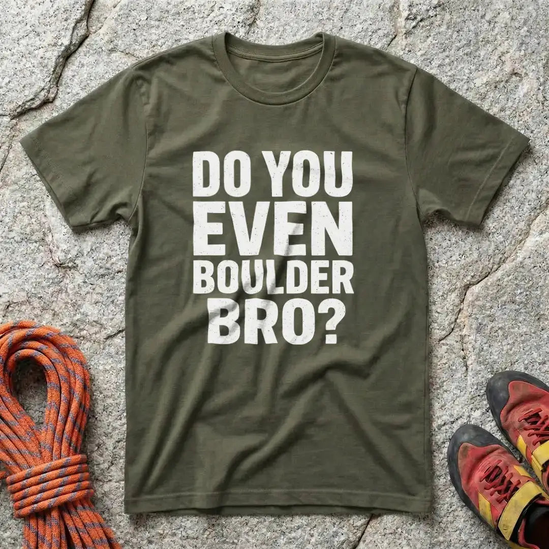 Do You Even Boulder Bro? T-Shirt Stack