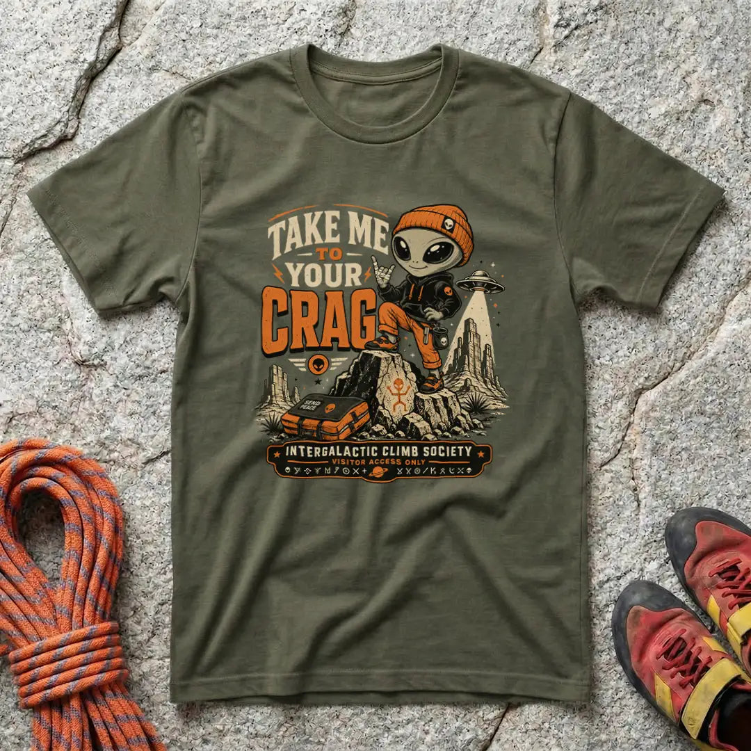 Take Me To Your Crag V2 T-Shirt