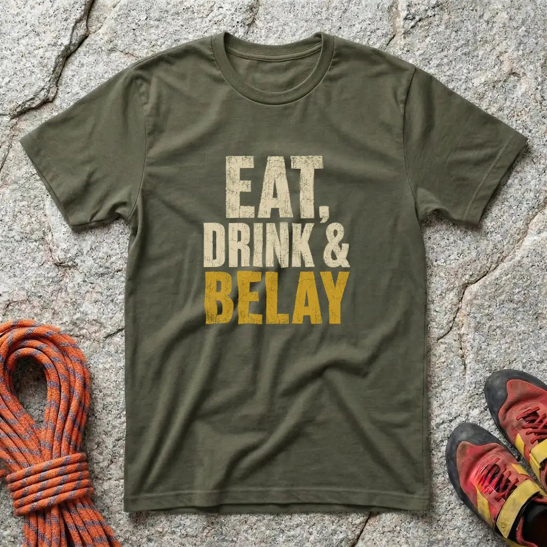 Eat Drink Belay T-Shirt