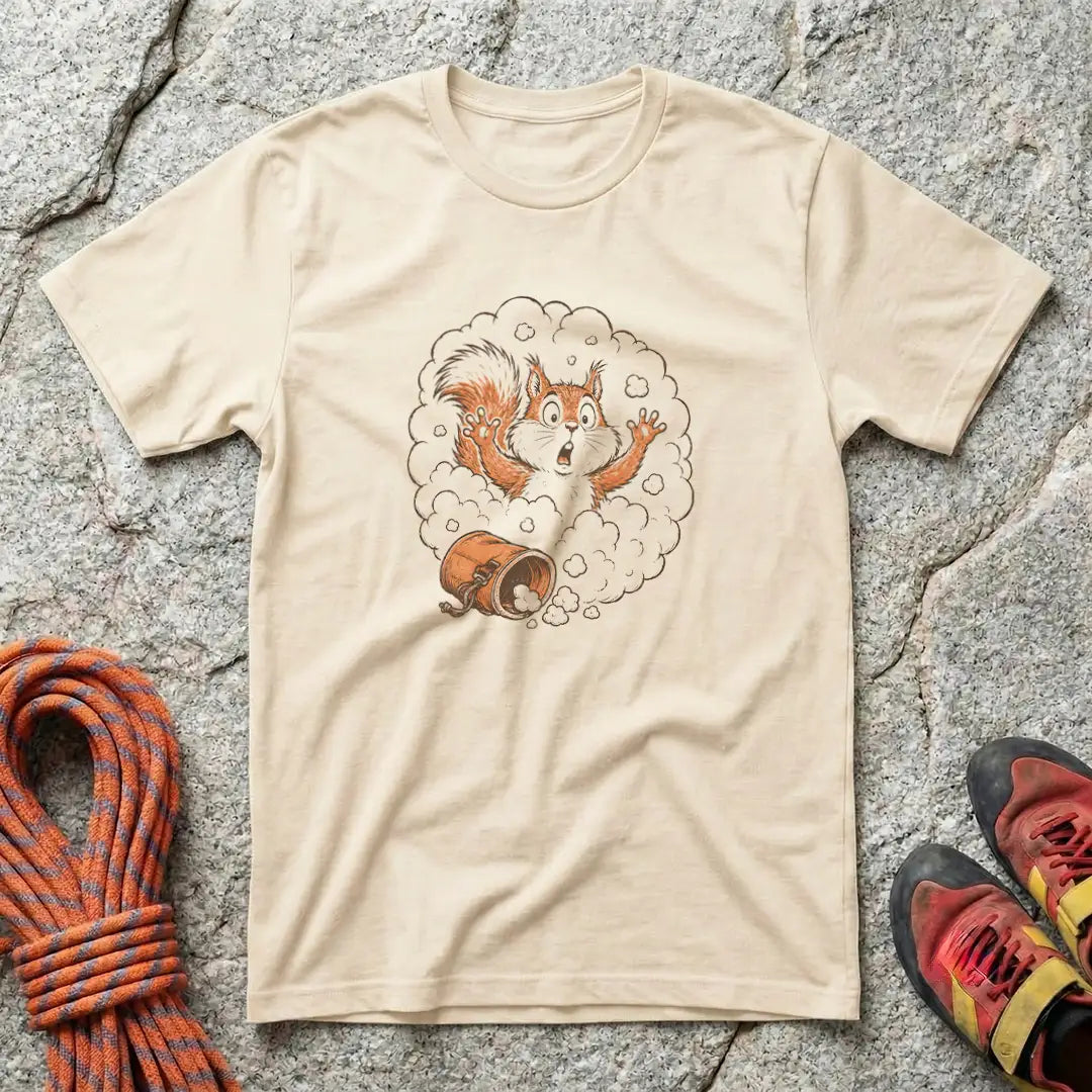 Chalk Cloud Squirrel T-Shirt