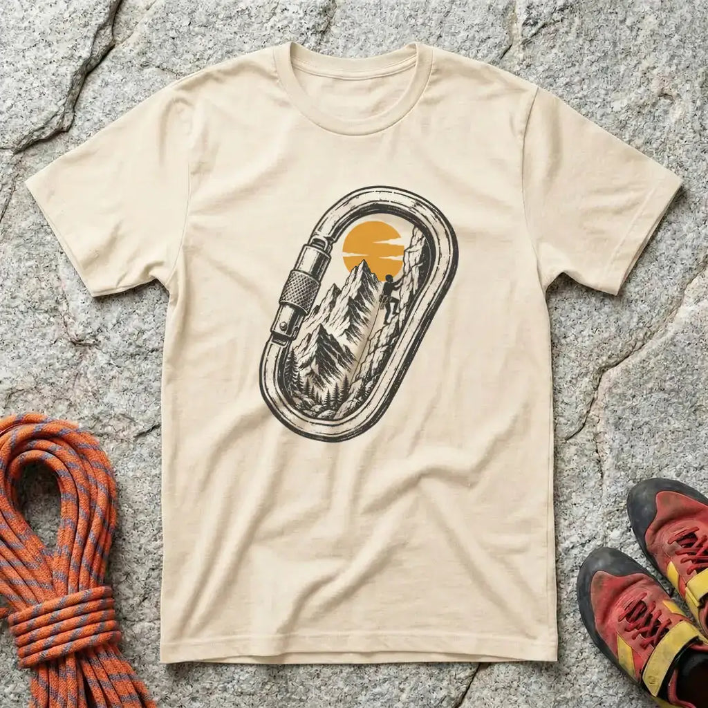 Carabiner Climbing Scene V2 T-Shirt