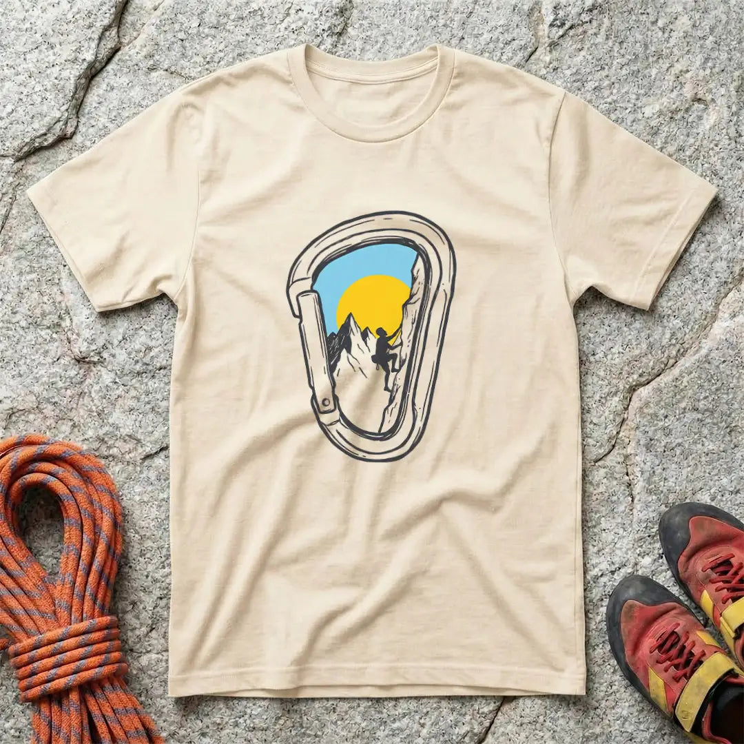 Carabiner Climbing Scene T-Shirt