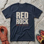 Red Rock Nevada Bouldering Type Only V2 T-Shirt