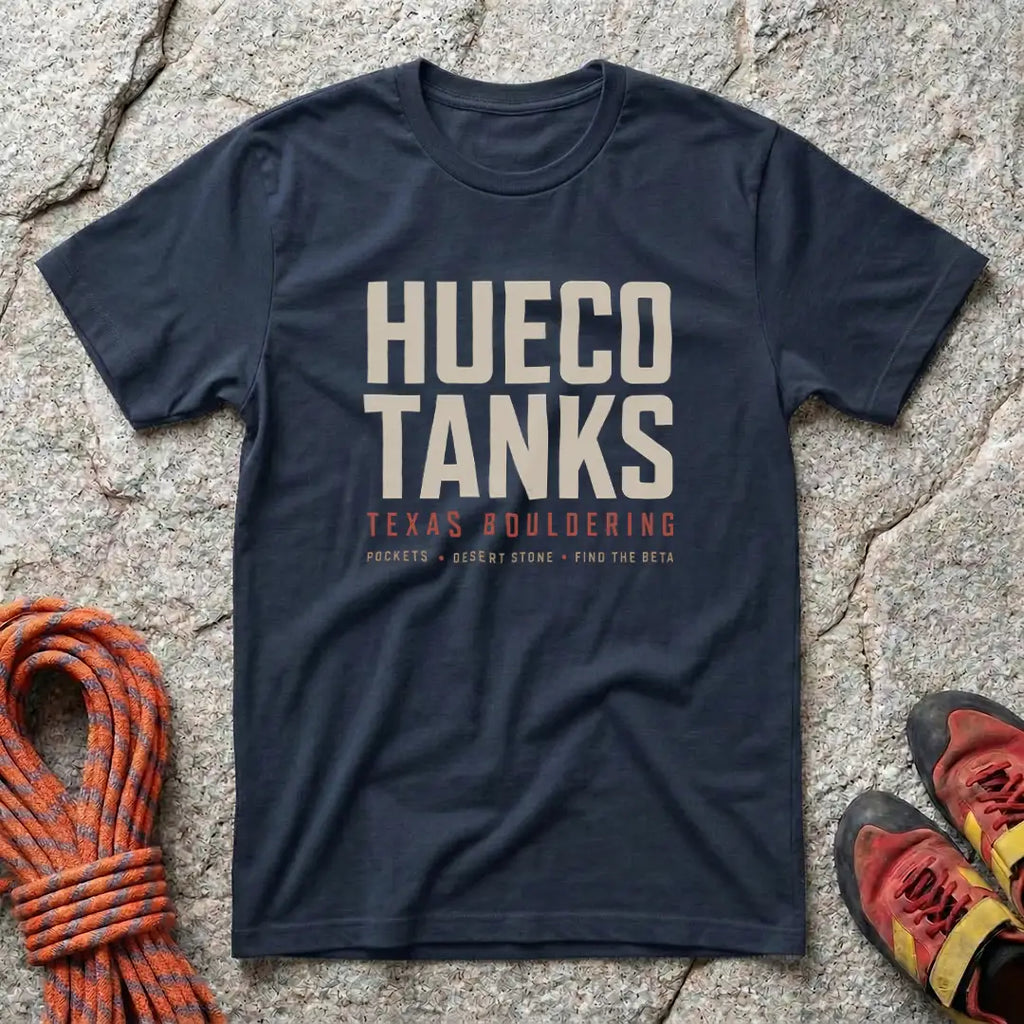 Hueco Tanks Texas Bouldering Pure Type T-Shirt