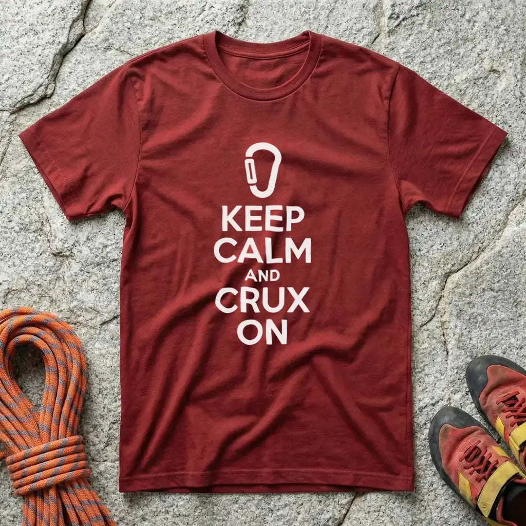 Keep Calm And Crux On T-Shirt