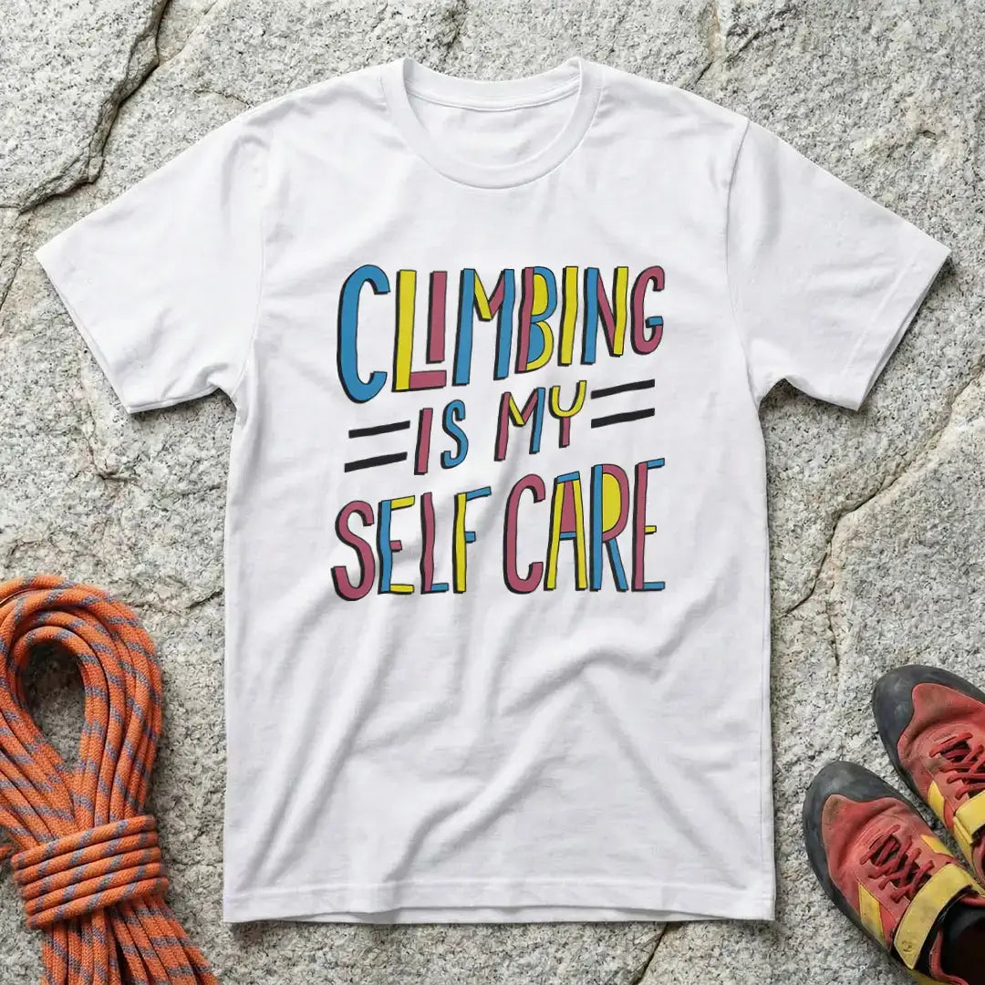 Climbing Is My Self Care T-Shirt