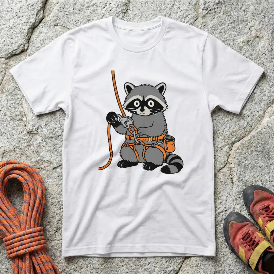 Raccoon On Belay T-Shirt